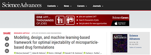 克日麻省理工大学的研究职员开发出一种盘算模子，，，，，可以资助改善注射类微粒制剂的可注射性并防止梗塞。。。。。